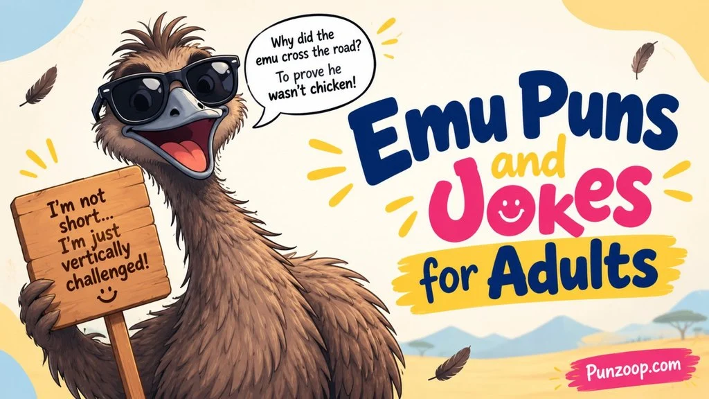 Emu Puns and Jokes for Adults