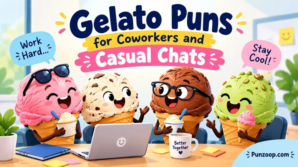 Gelato Puns for Coworkers and Casual Chats