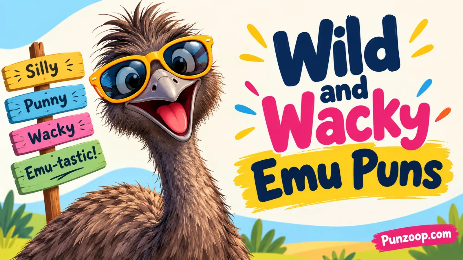 Wild and Wacky Emu Puns