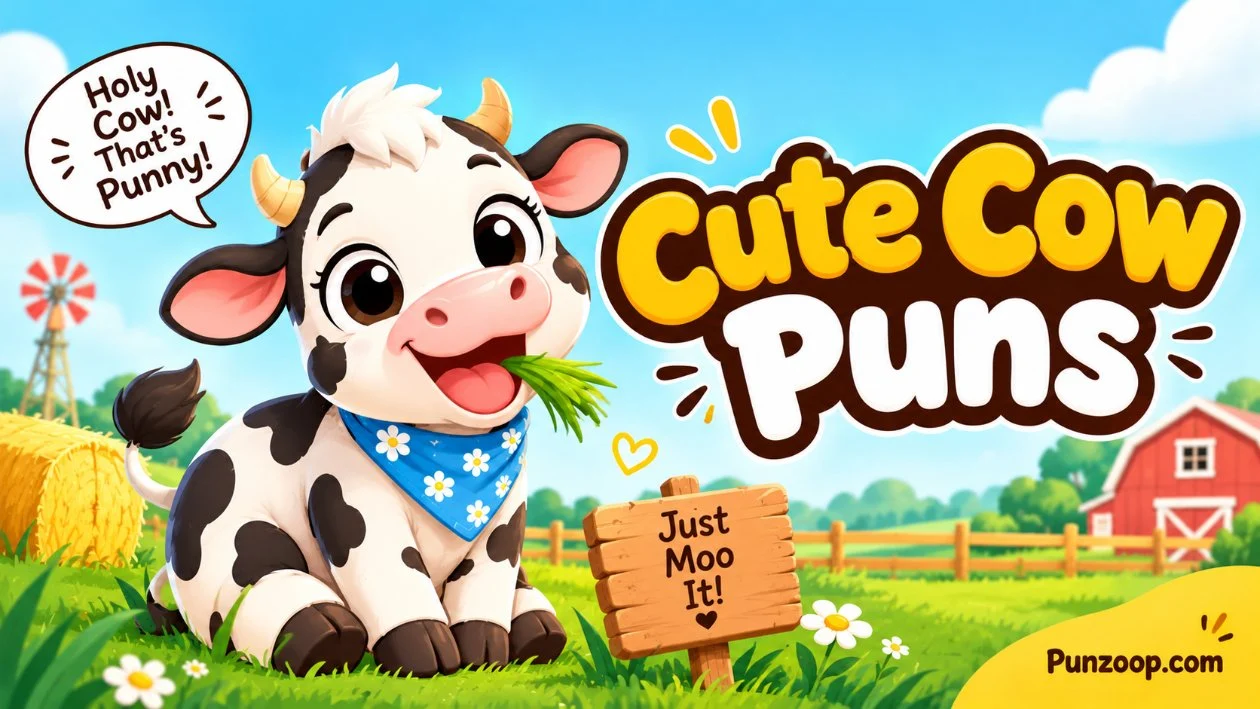 Cute Cow Puns