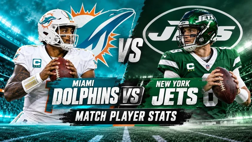 new york jets vs miami dolphins match player stats